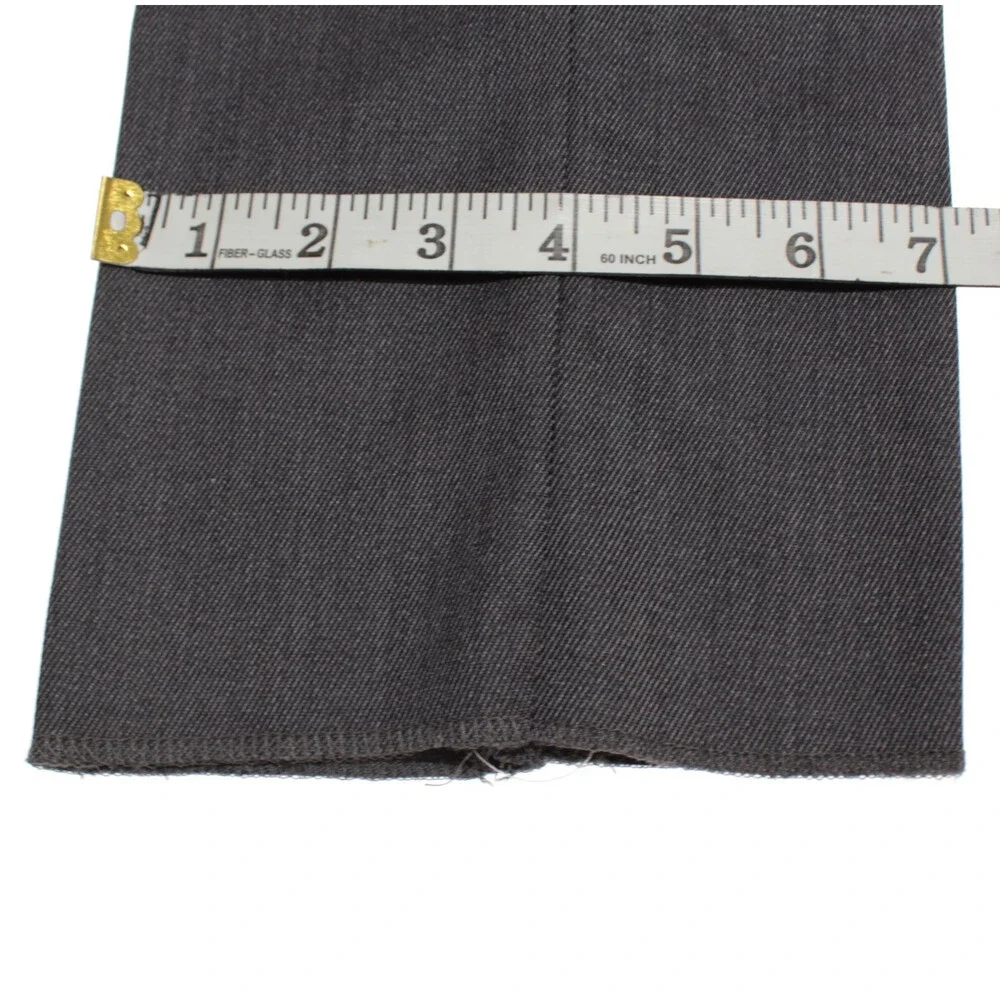 PT Torino NWT Dress Pants Size 48 (US 32) Slim Fit in Dark Gray Wool Blend